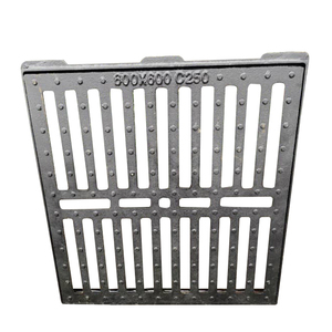 <span class=keywords><strong>Fonte</strong></span> ductile EN124 C250 pluie carrée utilisée pour le trou d'homme ductile anti-vol du marché des EAU couvre la <span class=keywords><strong>grille</strong></span> de Gully 650*650 - Product Image 3