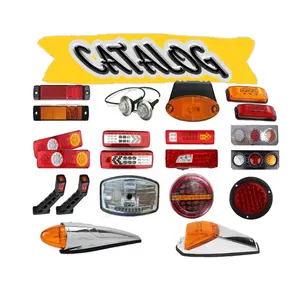 CATALOG Bayse 24V LED-LKW-Rückleuchten Blinker Positionsleuchte 12V LED-Seitenmarkierungsleuchte für LKW-Anhänger 24V Schlanke Rückleuchte - Product Image 1