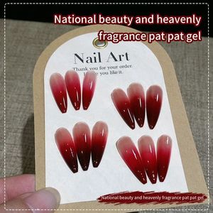ขายส่งอุปกรณ์ทำเล็บสีแดง แพทแพท เจลเพ้นท์เล็บ ยูวีเจล ยาทาเล็บ - Product Image 4