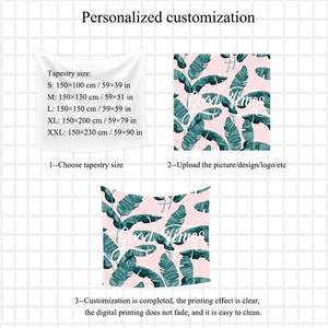 <span class=keywords><strong>Tapisserie</strong></span> murale tissée personnalisable, personnalisée avec votre photo/image/design/logo, motif imprimé - Product Image 2