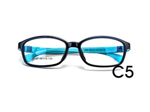 Gafas Unisex <span class=keywords><strong>para</strong></span> Niños TR90 <span class=keywords><strong>de</strong></span> Silicona Azul, Duraderas, con Esquinas Cuadradas, Correa Ajustable, Almohadilla Nasal Suave, <span class=keywords><strong>Lentes</strong></span> <span class=keywords><strong>de</strong></span> PC 9005 <span class=keywords><strong>para</strong></span> Leer - Product Image 6