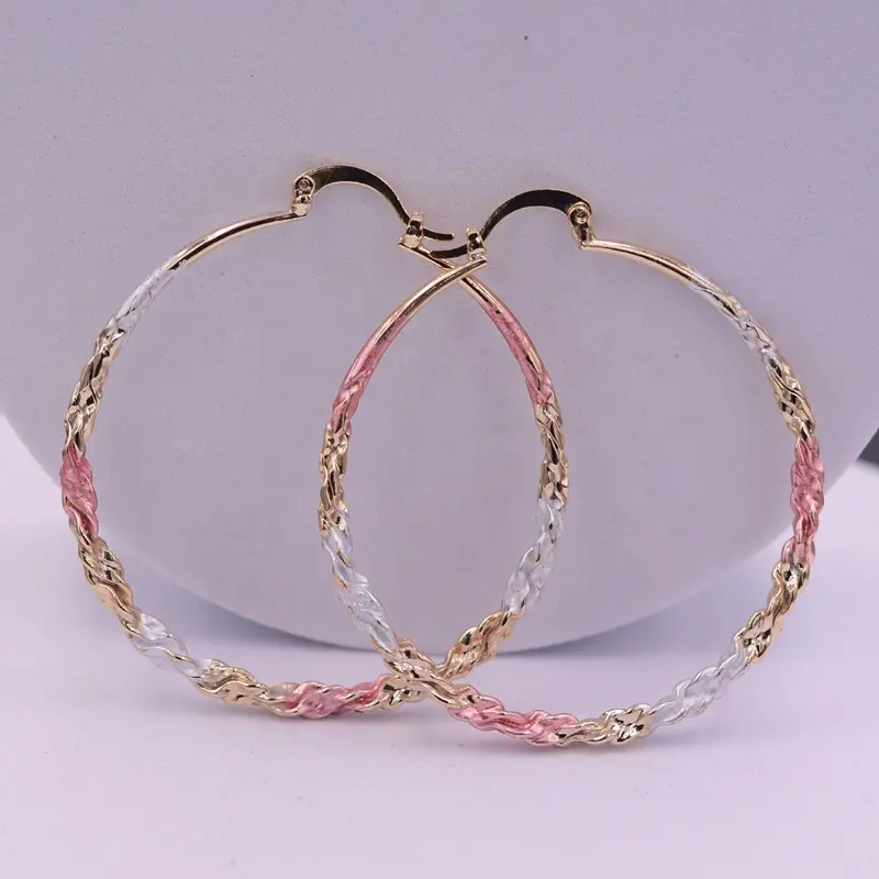 Missjoy — boucles d'oreilles en forme de cercle pour femmes, bijoux peints, 3 couleurs, à la mode, nouvelle collection, 2020