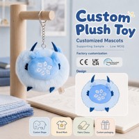Porte-clés en peluche sur mesure, jouet en peluche doux pour présentoirs de vente au détail saisonniers, cadeaux personnalisés, service de conception OEM ODM
