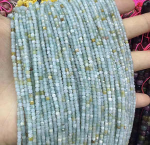 Haute qualité naturel arc-en-ciel Tourmaline 2.5mm facettes véritable pierre cubique coupe pierres précieuses brin perles pour la fabrication de bijoux - Product Image 6