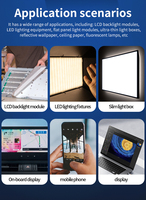 Feuille de film réfléchissant en polycarbonate PET PC pour éclairage LED personnalisé LG Electronics, diffuseur puissant découpé et moulé par soufflage