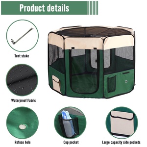 Con chó nhỏ có thể gập lại <span class=keywords><strong>pop</strong></span>-up playpen Crate trong nhà/ngoài trời với hộp đựng-cho con chó con của tập thể dục & phần còn lại - Product Image 2