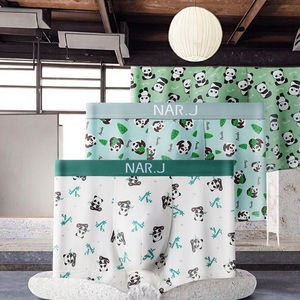 Calzoncillos Boxer para Hombre 2023, NUEVOS, con Logotipo Personalizado, de Calidad, a Media Cintura, con Rayas, Transpirables, de Spandex/Poliéster, al por Mayor - Product Image 3