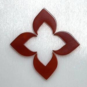 <span class=keywords><strong>Robert</strong></span> Tamaño grande 25mm 40mm Natural Verde Malaquita Concha blanca Trébol de cuatro hojas Piedra preciosa - Product Image 6