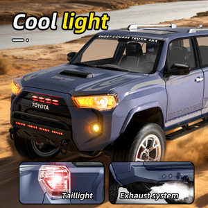 รถบังคับวิทยุ JJRC HG209 ขนาด 1/18 พร้อมแบตเตอรี่ 2-3 ก้อน 2.4G ไฟ LED เสียงจำลอง รถบรรทุกปีนเขาออฟโรด RTR แบบควบคุมสัดส่วนเต็มรูปแบบ ของขวัญ - Product Image 5