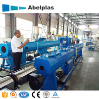 Machine d'extrusion de tuyaux en PVC, équipement de descente en plastique, ligne de Production de tuyaux de filetage en PVC