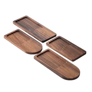 Bandeja de Servicio de Café de Madera de Acacia Sólida de Primera Calidad, Ecológica, de Lujo Ligero, 2 cm de Grosor, Rectangular, para Otomana, Sala de Estar, Desayuno - Product Image 5