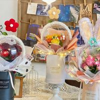 Un gros étanche fleuriste Bouquet boîte emballage boîte à fleurs pour Rose Valentine cadeau fleur acrylique boule chocolat boîte