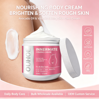 Crème Corporelle à l'Huile d'Avocat et Vitamine E OEM ODM – Nourrit, Illumine, Adoucit les Peaux Rugueuses – Soin Hydratant Quotidien pour Tout le Corps – Kit de Soins Corporels