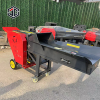 Machine à hacher le fourrage multifonctionnelle pour couper l'herbe, le foin, la paille et l'ensilage, adaptée à la production d'aliments pour animaux en ferme