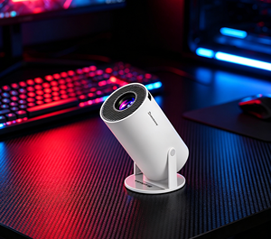 โปรเจ็คเตอร์ตั้งโต๊ะขนาดเล็กสำหรับ HT88ในบ้านโปรเจคเตอร์วิดีโอ LED Full HD โปรเจคเตอร์อัจฉริยะหน้าจอ WiFi ไร้สายอัจฉริยะพกพาได้ - Product Image 1