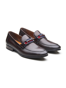 Mocasines de cuero importado para hombre, con punta redonda, sin cordones, formales, con forro de cuero DD y suela de Ortholite TPR. - Product Image 6