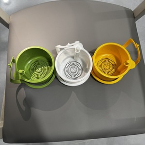 Panier égouttoir suspendu vert à pression pour évier, filtre pour la cuisine, passoire à résidus pour le lavage des fruits - Product Image 3