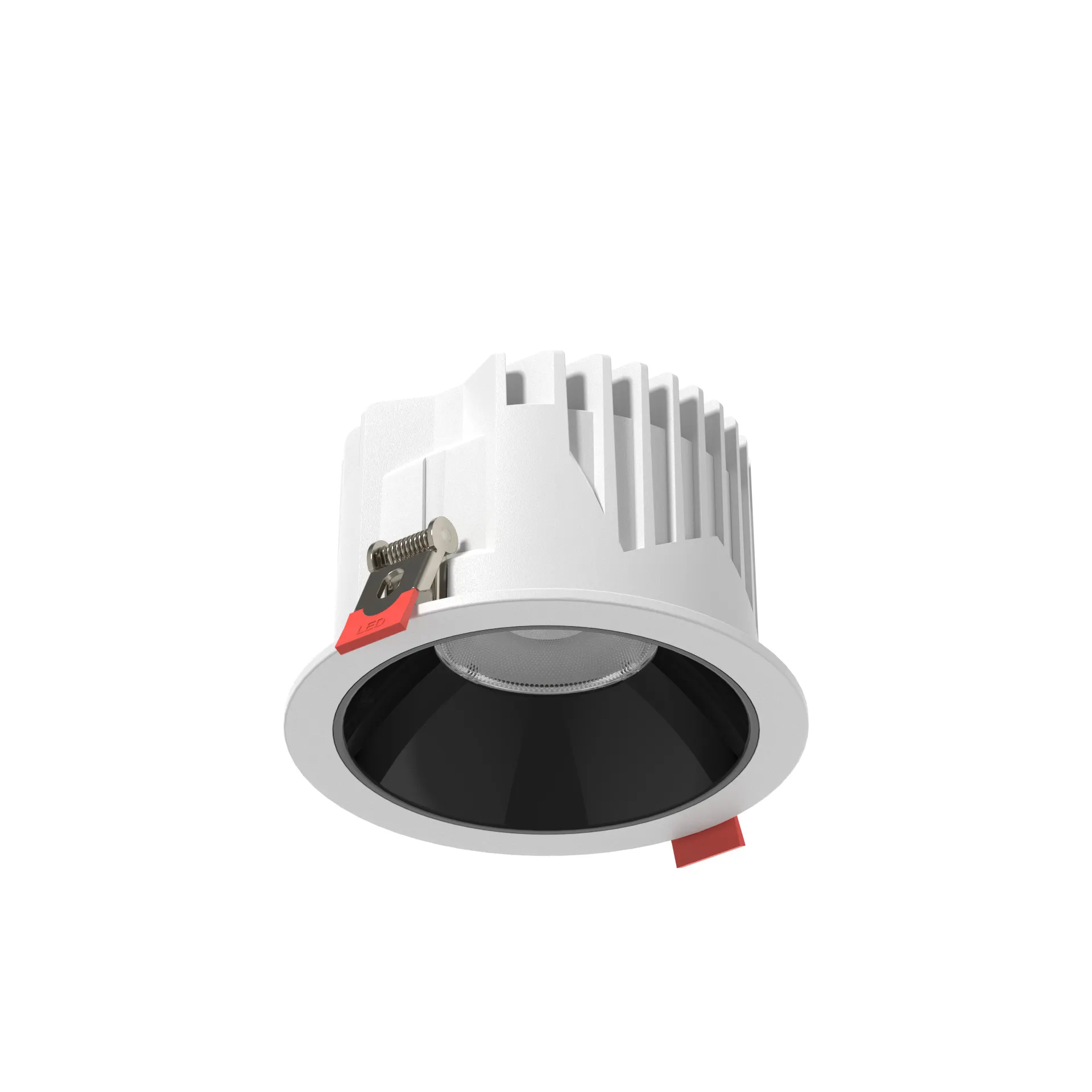 10W 30W 50W 70W IP44 CRI90 with bridgelux chip cutout 100mm die-cast aluminum dimmable recessed led downlight