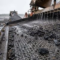 Maille de tamis vibrante en acier à ressort 65Mn, tissée ondulée, haute résistance, pour le criblage de roches, de pierres et de sable dans l'exploitation minière