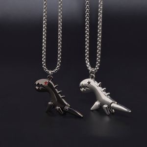 Collier Hip-Hop Homme Style Urbain Européen et Américain, Bijou en Acier Inoxydable, Pendentif Chaîne de Pull Femme Tendance Ins - Product Image 4