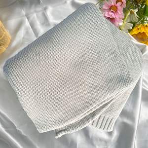 Popolare Coperta Personalizzata in Morbido Cotone Naturale Lavorata a Maglia Copertura Traspirante per Passeggino per <span class=keywords><strong>Baby</strong></span> Shower Stagione Invernale - Product Image 4