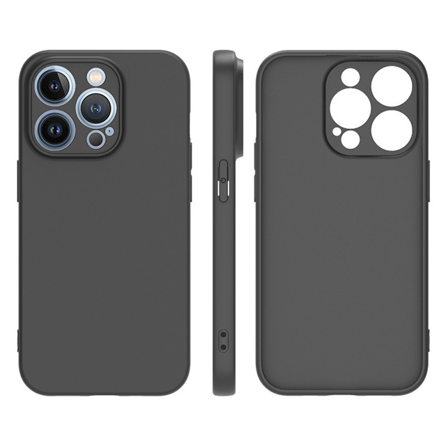AilesTecca Mobile Phone Case for iPhone 17 16 15 14 13 12 Mini 11 X XS Max XR 7 8 6 Plus SE2 Matte Soft TPU Back Cover