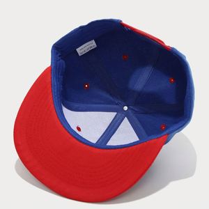 Gorra Snapback de Dos Tonos con Logotipo Personalizado al por Mayor, Gorra Trucker Lisa en Stock, Gorras de Béisbol Hip Hop con Visera Plana - Product Image 5