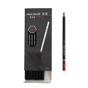 Set di matite in legno ecologiche Standard professionali per disegnare schizzi <span class=keywords><strong>con</strong></span> <span class=keywords><strong>carboncino</strong></span> (durezza media morbida) - Product Image 6