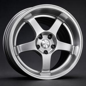 Rines de Aluminio Forjado XL Estilo <span class=keywords><strong>GT</strong></span> de 17, 18, 19 y 20 Pulgadas para AUDI, HONDA, SUBARU, <span class=keywords><strong>NISSAN</strong></span>, 5x112, 5x100, 5x114.3, Cinco Radios, Gran Venta - Product Image 1