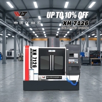 Machine de fraisage CNC verticale XH7126, petite machine de fraisage CNC 3 axes