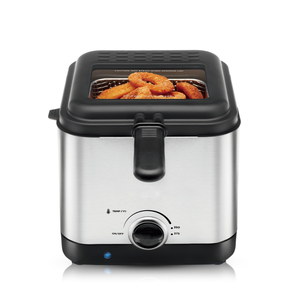 Friteuse électrique 2L avec corps en acier inoxydable, idéale pour la préparation de poulet frit et de frites. - Product Image 2
