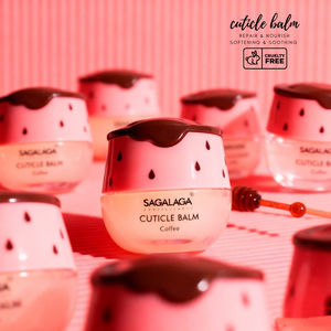 SAGALAGA 100% aceite <span class=keywords><strong>de</strong></span> bálsamo para cutículas orgánico Natural hidrata como regalo <span class=keywords><strong>de</strong></span> Navidad lindo Mini bote bálsamo para cutículas previene las uñas secas - Product Image 4