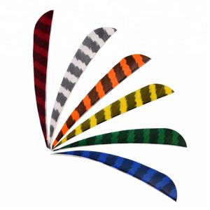 Flèches de tir à <span class=keywords><strong>l</strong></span>'arc en vraies plumes de différentes couleurs, plumes de dinde réelles pour <span class=keywords><strong>archer</strong></span> - Product Image 6