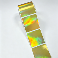 Etiquetas Adhesivas con Logotipo Personalizado, Cortadas a Troquel, Adhesivas, Holográficas 3D, Reflectantes Láser, Impermeables, Decorativas, para Embalaje