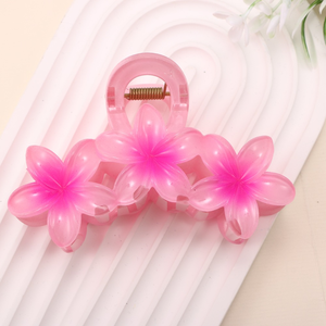 큰 머리 발톱 최신 꽃 발톱 클립 달콤한 패션 헤어 클립 액세서리 플라스틱 대형 헤어 클립 액세서리 반짝 - Product Image 5