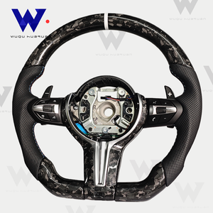 Para <span class=keywords><strong>BMW</strong></span> Serie EF F30 F10 F31 F20 E90 F80 F32 F01 F22 F25 F26 F33 F34 F35 E90 E60 Volante de fibra de carbono forjado - Product Image 6