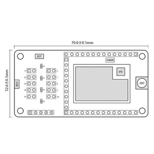 โมดูล Ebyte E70-433TBL-NW01 CC1310 433mhz rf ระยะไกล 2.5 กม. โมดูล UART บอร์ดพัฒนา โมดูล 433MHz - Product Image 3