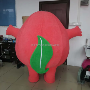 Профессиональный надувной красный персиковый талисман, 1 шт. - Product Image 6