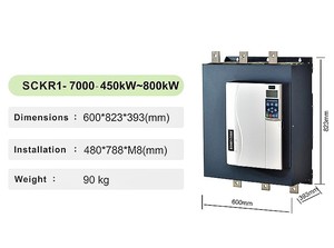 SHCKELE 380V/690V SCKR1-7000-450~1000-Z Motor de Inducción Trifásico de Corriente Alterna Tipo Ardilla 450KW~1000KW Protección IP20 Refrigeración por Ventilador*3 - Product Image 6