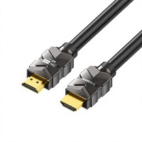 Câble haute définition pour 21 appareils, avec conducteur en cuivre sans oxygène, prend en charge la 8K à 60Hz et la 4K à 120Hz pour les téléviseurs, les ordinateurs et les projecteurs