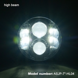 ไฟหน้า LED ทรงกลม Emark ขนาด 7 นิ้ว 48W ไฟสูง-ต่ำ สำหรับรถจี๊ปแรงเลอร์ TJ JK แลนด์โรเวอร์ ดีเฟนเดอร์ ฮัมเมอร์ H1 <span class=keywords><strong>H2</strong></span> - Product Image 6