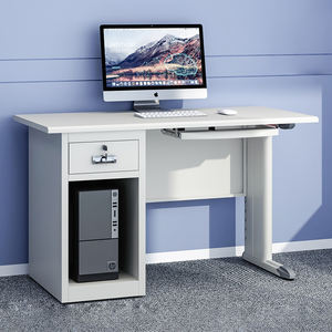 Scrivania Medica Moderna Professionale Grigio Chiaro Regolabile in Altezza - Scrivania in Metallo per Clinica, Ospedale, Studio Medico, Scuola, Ufficio Domestico - Product Image 2