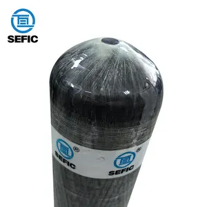 3L碳纤维罐4500磅/平方英寸消防潜水空气瓶