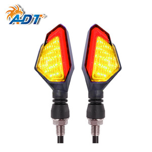 ไฟเลี้ยวหน้า-หลังมอเตอร์ไซค์ ADT 12V สองสี - Product Image 6