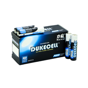 DUKECELL AAA 가전 제품 Lr6 Lr03 배터리 건전지 용 Em/odm 맞춤형 알카라인 배터리 - Product Image 5