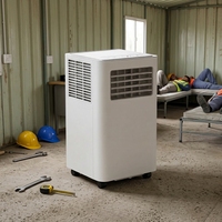 Climatiseur portable Airwens toute saison 12000 BTU, faible bruit, économie d'énergie, refroidissement et chauffage, avec roulettes