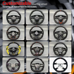 Volante Ergonómico de Fibra de Carbono Apto para un Agarre Cómodo en Ford <span class=keywords><strong>Mustang</strong></span>, Fibra de Carbono Real - Product Image 6