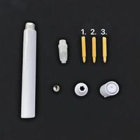 Stylo marqueur de peinture vide en aluminium rechargeable en gros, pièces de marqueur vide à pointe ronde de 4.5mm pour stylo de peinture de pneu de voiture