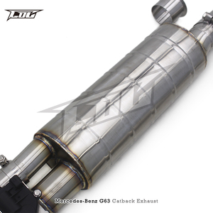 ท่อไอเสียกีฬาสำหรับ Mercedes-Benz W464 G63 4.0T <span class=keywords><strong>2019</strong></span>-2023 SS304พร้อมรีโมทคอนโทรล - Product Image 4
