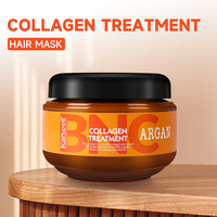 Karseell masker rambut kolagen terbaik, perawatan rambut krim Keratin organik memperbaiki pelembab